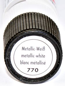 Relief, konturówka Marabu Metalic Liner 25 ml 770 biel metaliczna